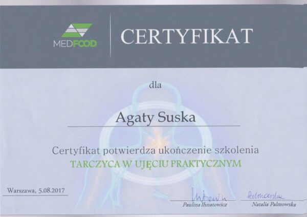 Tarczyca w ujęciu praktycznym Agata Suska