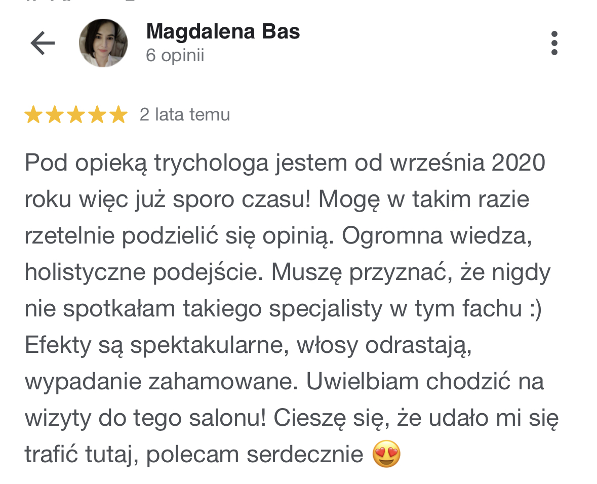 Agata Suska trycholog opinia 