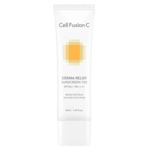 Derma Relief Sunscreen 100 SPF 50+/PA++++ Nawilżający krem z wysoką ochroną przeciwsłoneczną